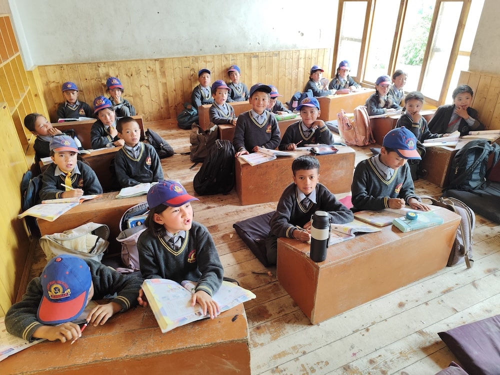parrainage classe ecole zanskar inde