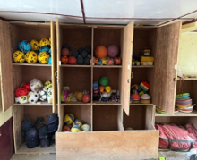 rangement matériel sport