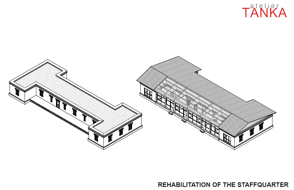 Réhabilitation lower staff quarter